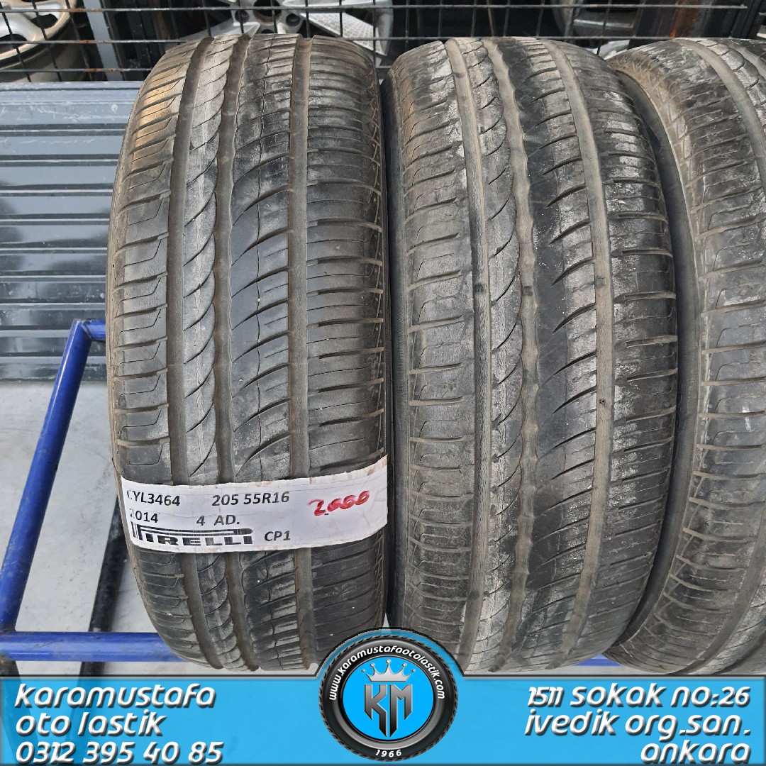 205 55 R 16 PIRELLI CP1 91V * 2014 * 4 ADET * CYL3464