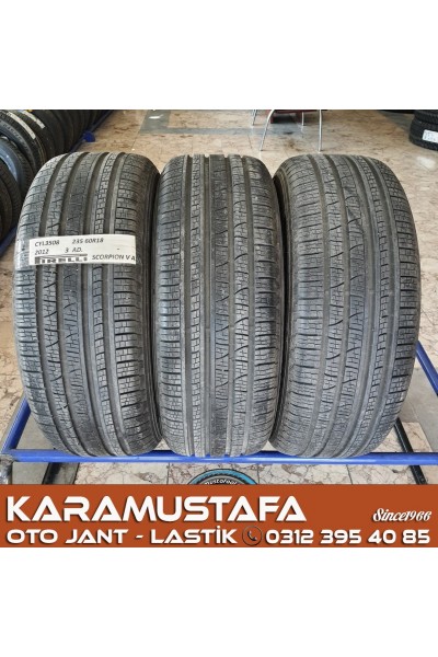 235 60 R 18 PIRELLI SCORPION VERDE AS 107V * 2012* 3 ADET * CYL3508 **