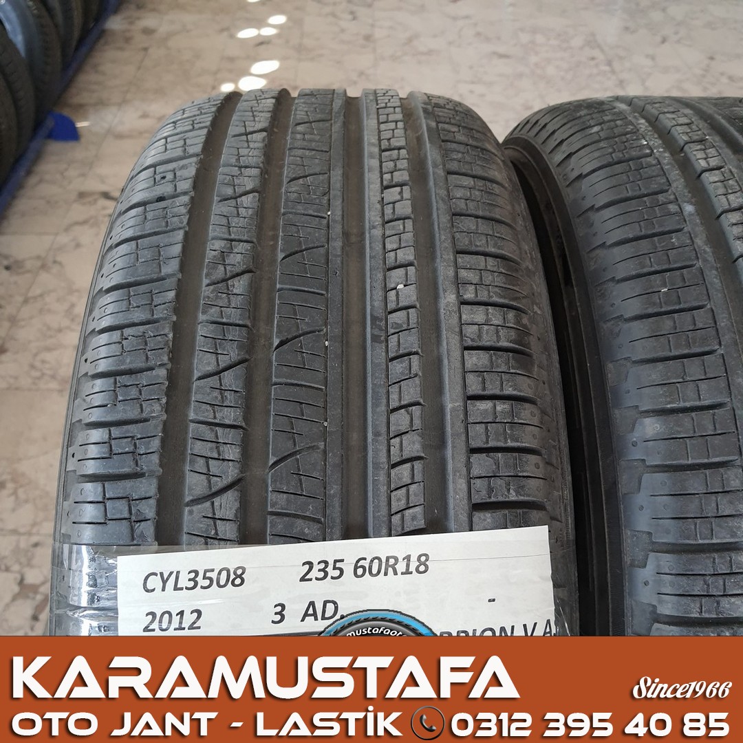 235 60 R 18 PIRELLI SCORPION VERDE AS 107V * 2012* 3 ADET * CYL3508 **