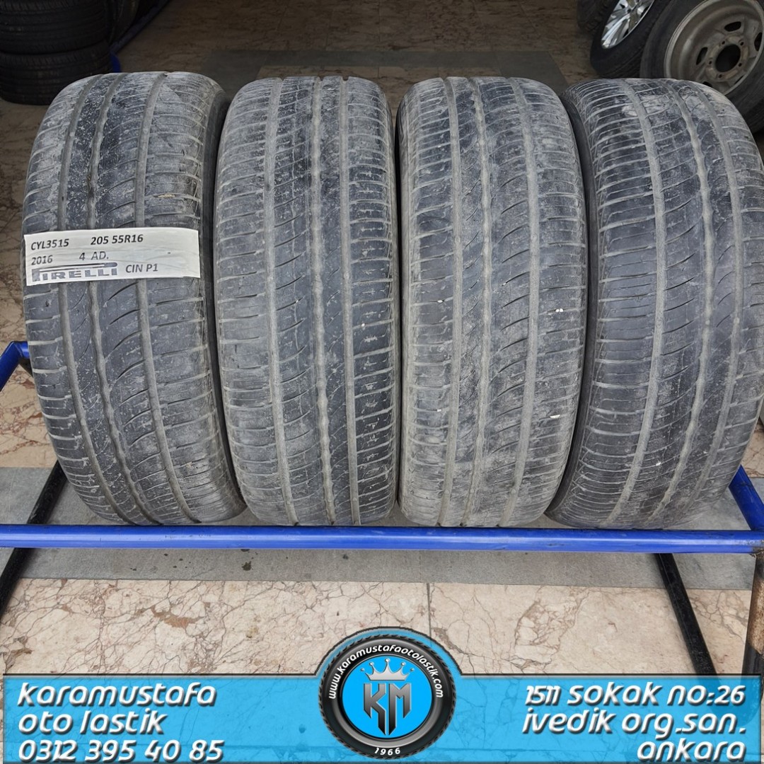 205 55 R 16 PIRELLI P1 91H * 2016 * 4 ADET * CYL3515