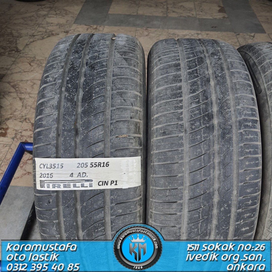 205 55 R 16 PIRELLI P1 91H * 2016 * 4 ADET * CYL3515