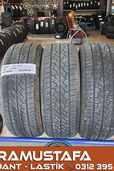225 55 R 17  YOKOHOMA GEOLANDER * 2015 * 1 ADET * CYL3587 **