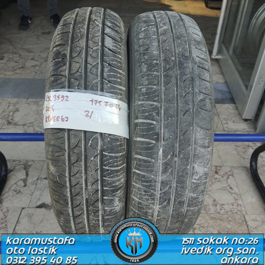 175 70 R 14 KINERGY SK70 84T * 2014 * 2 ADET * CYL3592