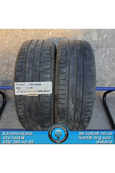 195 55 R 16 MICGHELIN ENERGY SAVER 87T * 2013 * 2 ADET * CYL3617 **