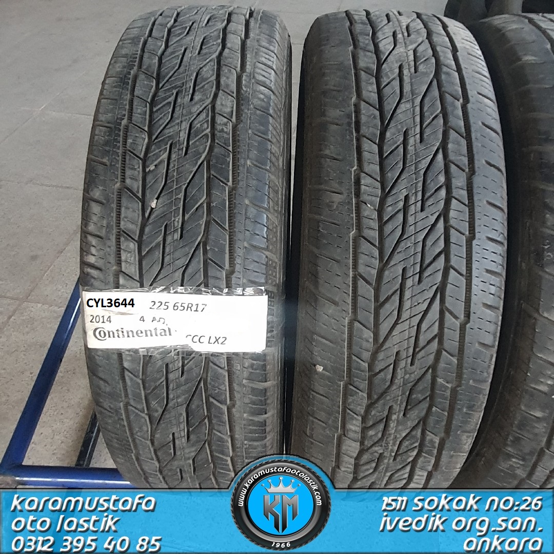 225 65 R 17 CONTINENTAL CCC LX2 102H * 2014 * 4 ADET * CYL3644