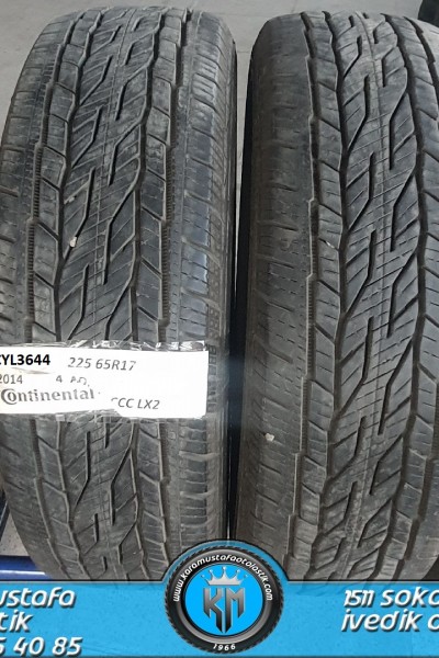 225 65 R 17 CONTINENTAL CCC LX2 102H * 2014 * 4 ADET * CYL3644