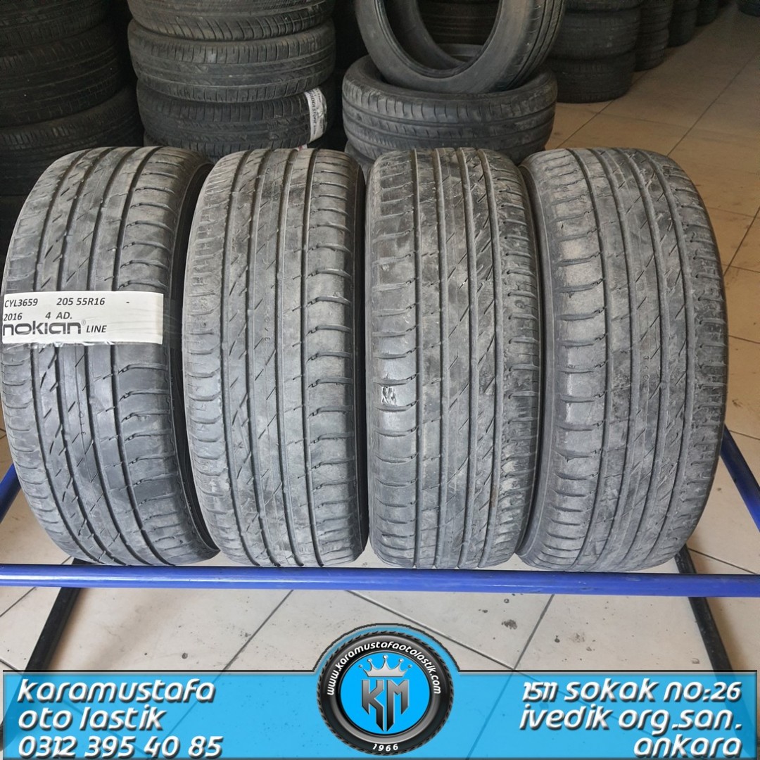 205 55 R 16 NOKIAN LINE 91V * 2016 * 4 ADET * CYL3659