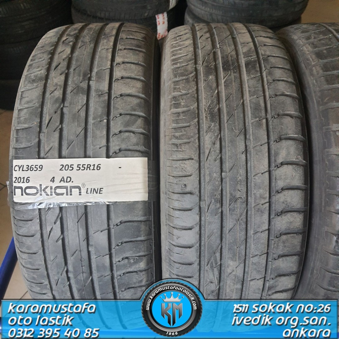 205 55 R 16 NOKIAN LINE 91V * 2016 * 4 ADET * CYL3659