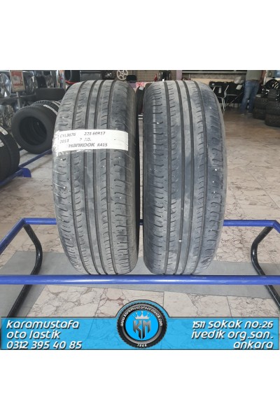 225 60 R 17 HANKOOK K415 99H * 2013 * 2 ADET * CYL3676