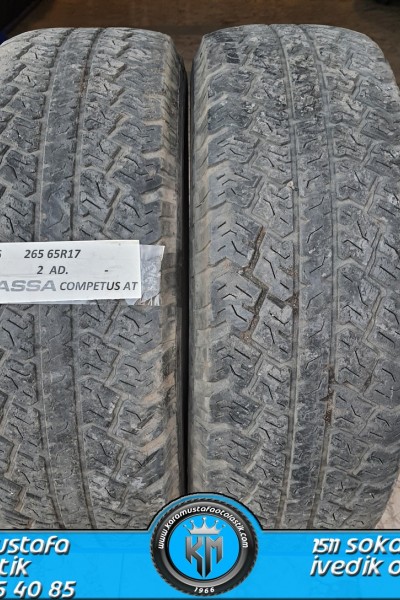 265 65 R 17 LASSA COMPETUS AT 112T * 2016 * 2 ADET * CYL3706