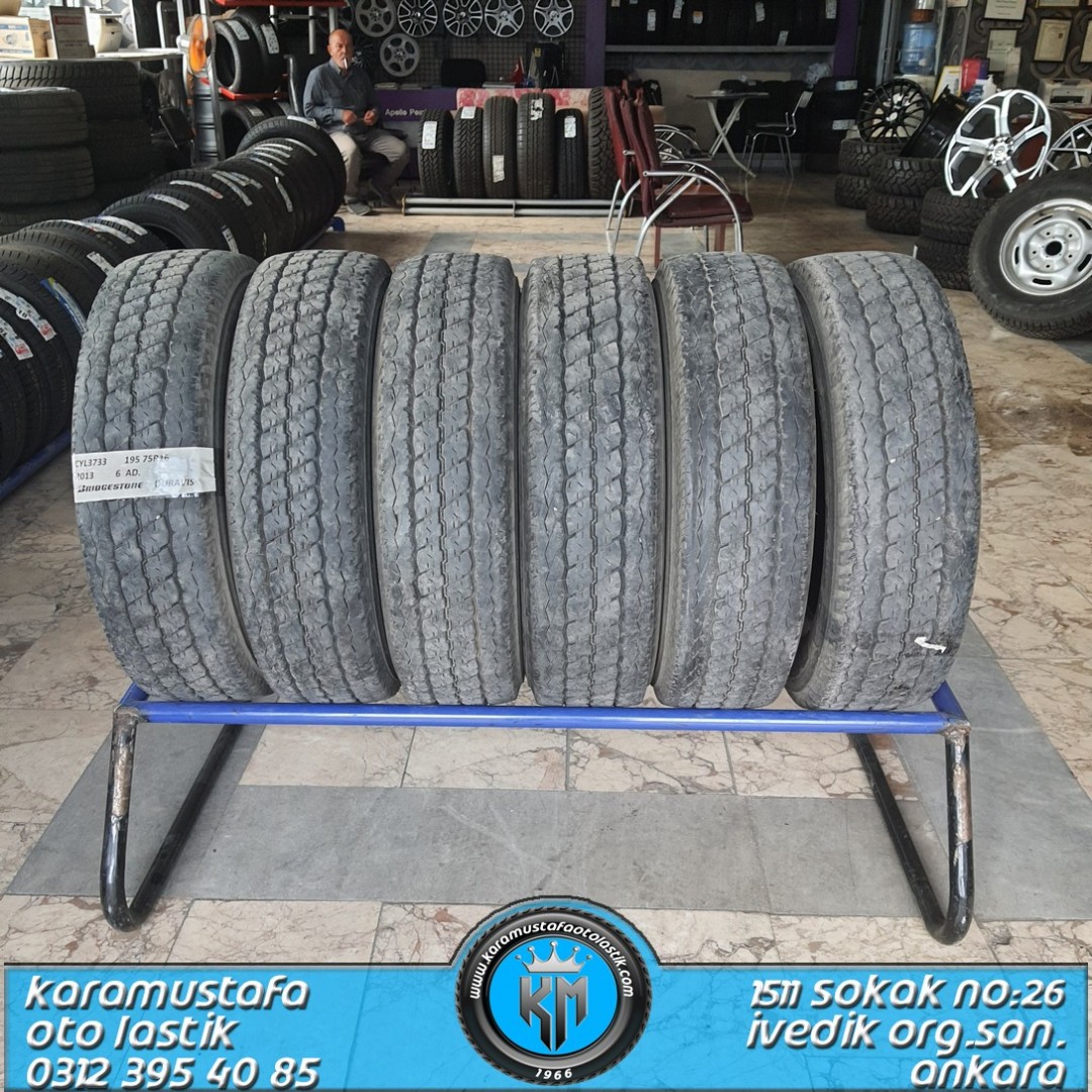 195 75 R 16 BRIDGESTONE DURAVIS * 2013 * 6 ADET * CYL3733