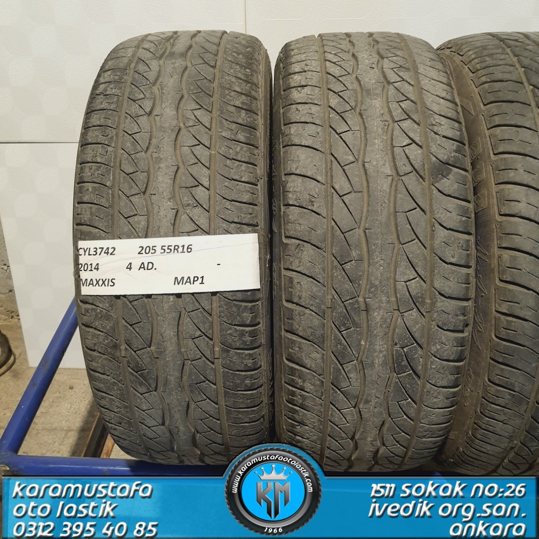 205 55 R 16 MAXXIS MAP1 91V * 2014 * 4 ADET * CYL3742