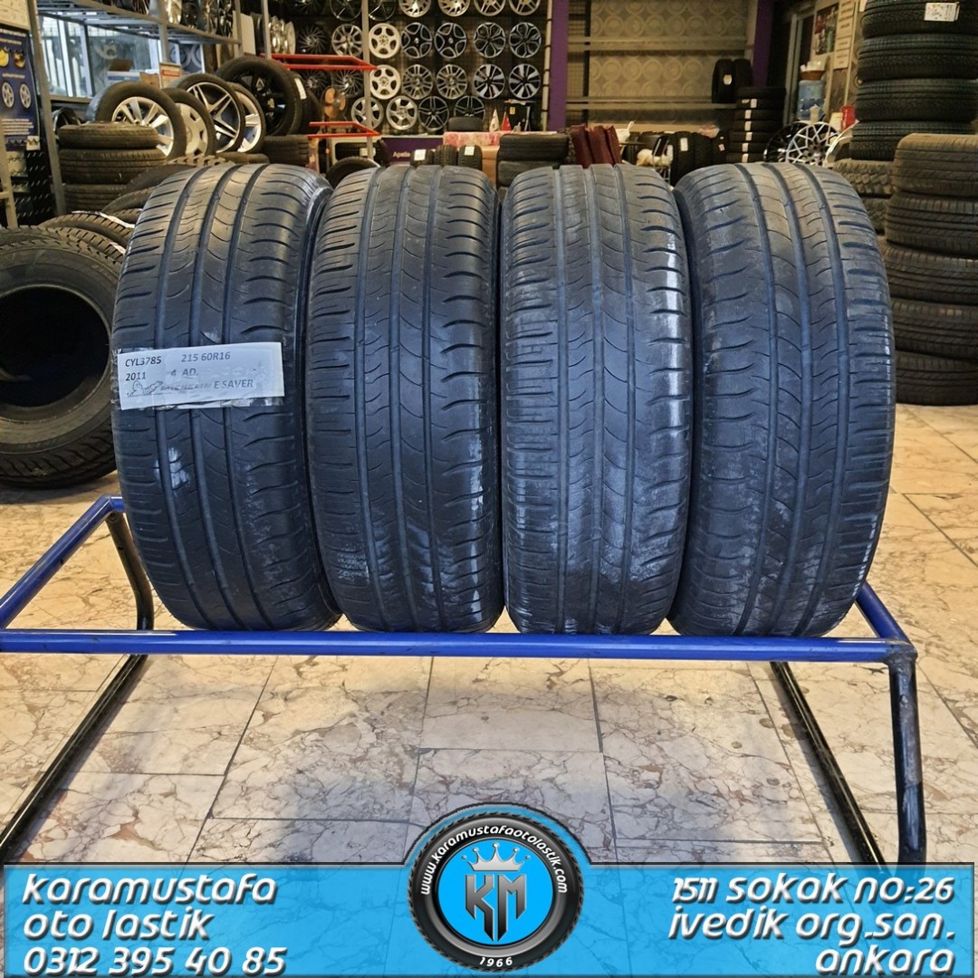 215 60 R 16 MICHELIN ENERGY SAVER 93H * 2011 * 4 ADET * CYL3785