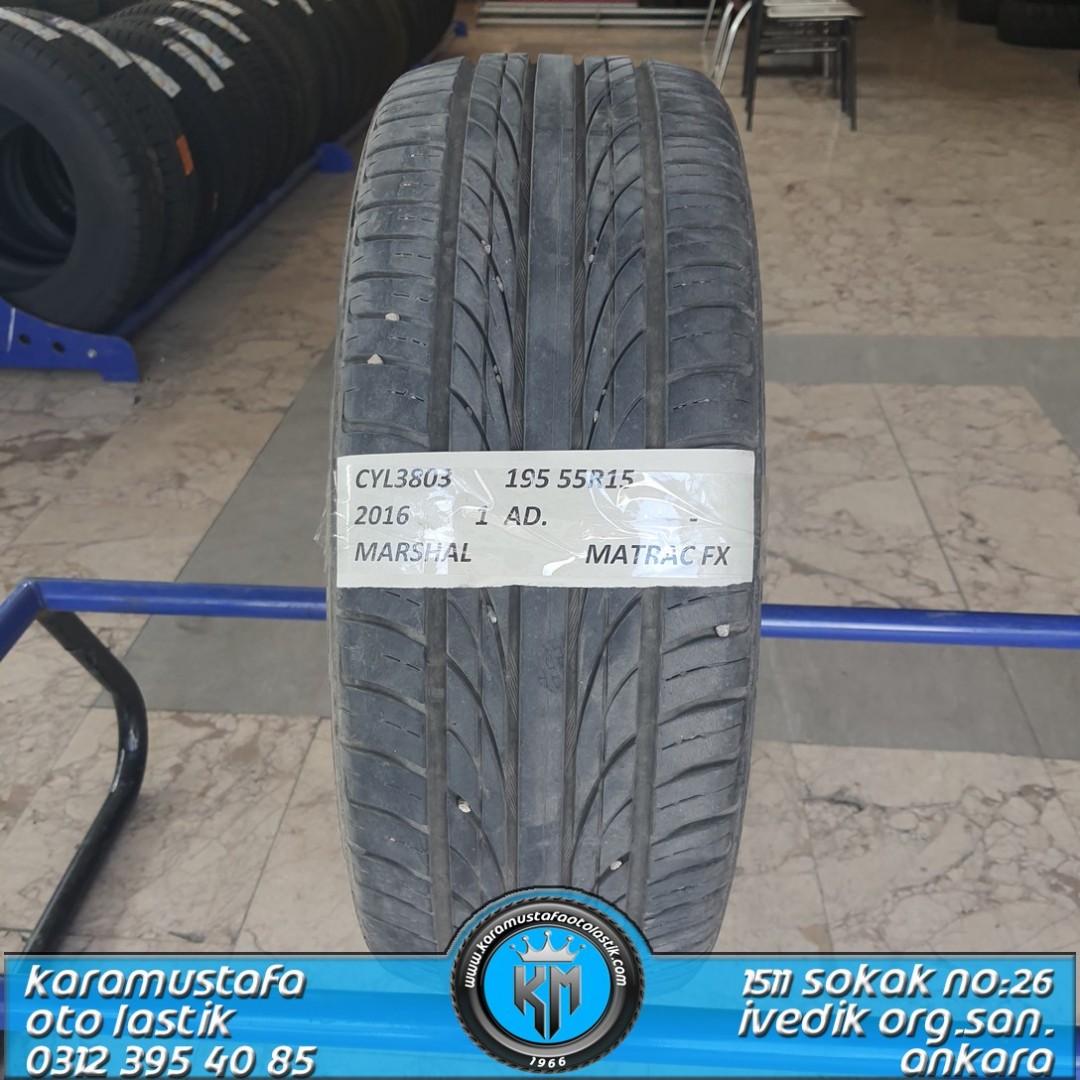 195 55 R 15 MARSHALL MATRSC FX * 2016 * 1 ADET * CYL3803