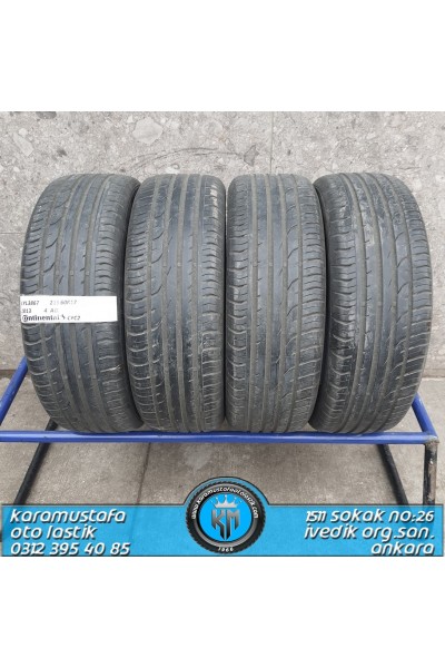 215 60 R 17 CONTINENTAL CPC2 * 2013 * 4 ADET * CYL3867 **