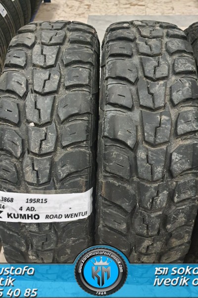 195 R 15 KUMHO ROAD WENTURE * 2014 * 4 ADET * CYL3868 **
