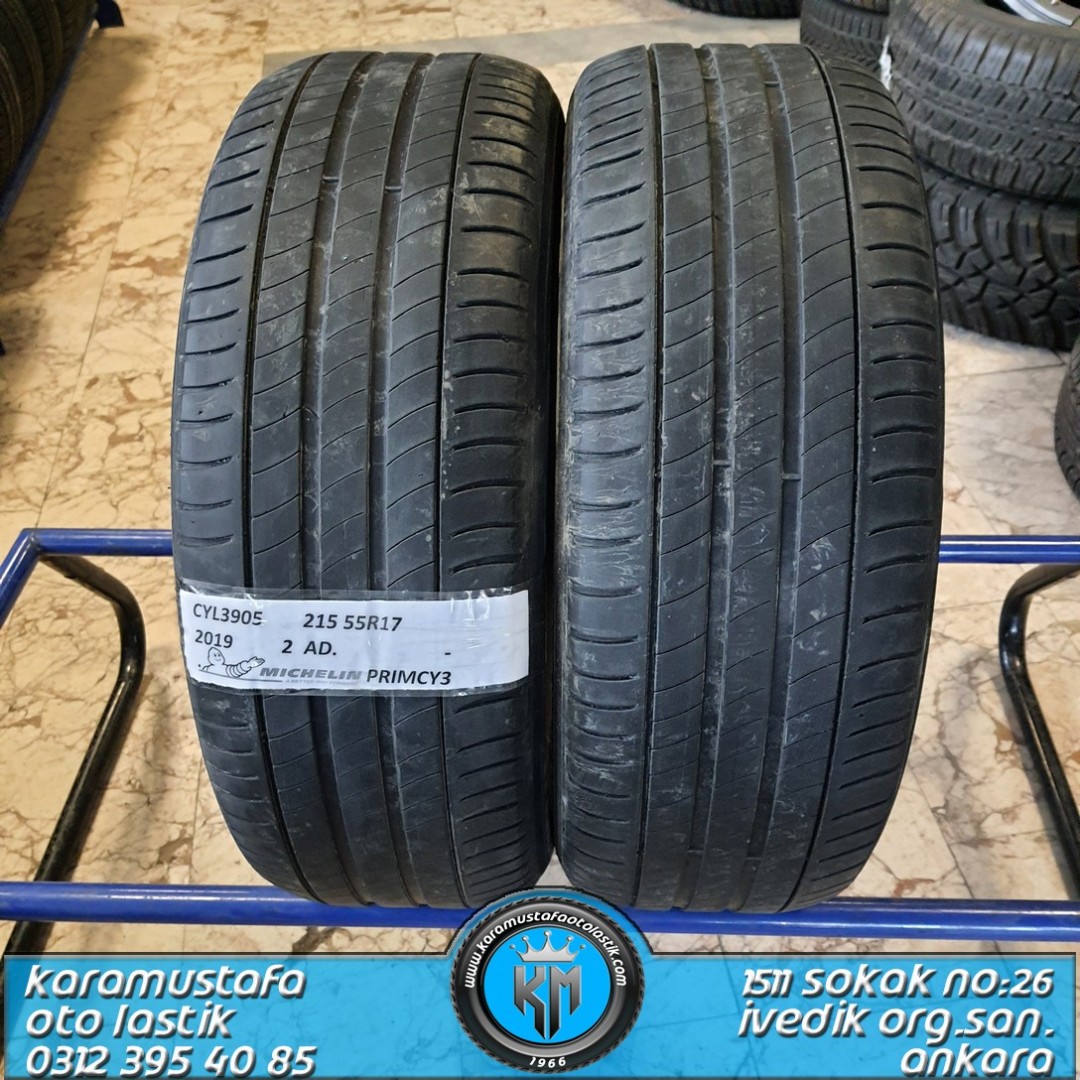 215 55 R 17 MICHELIN PRIMACY3 94W * 2019 * 2 ADET * CYL3905