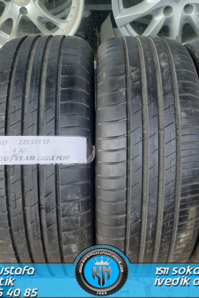 225 55 R 17 GOODYEAR EG PERF 101V * 2017 * 4 ADET * CYL3927
