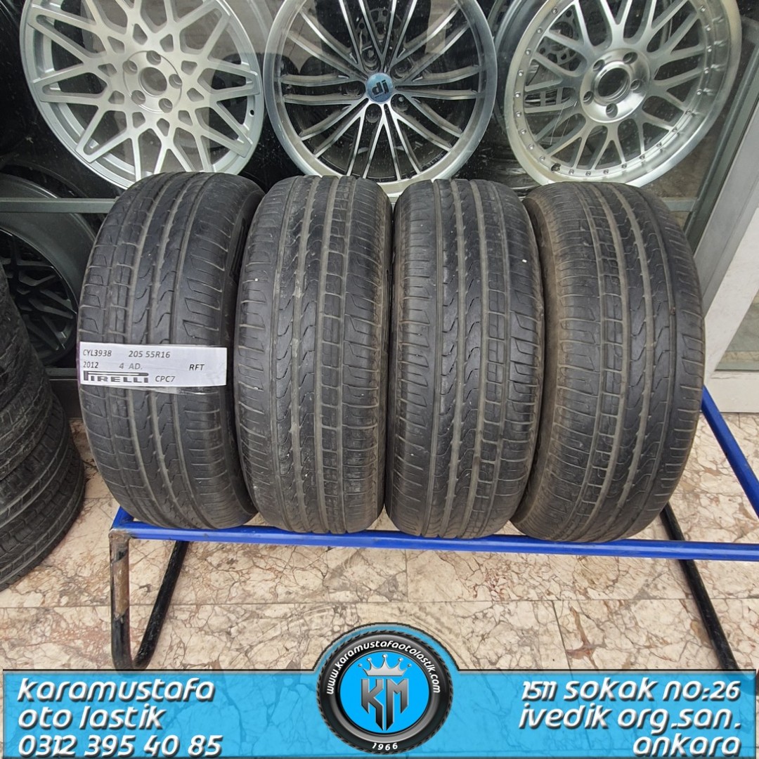205 55 R 16 PIRELLI CPC7 * 2012 * 4 ADET * CYL3938