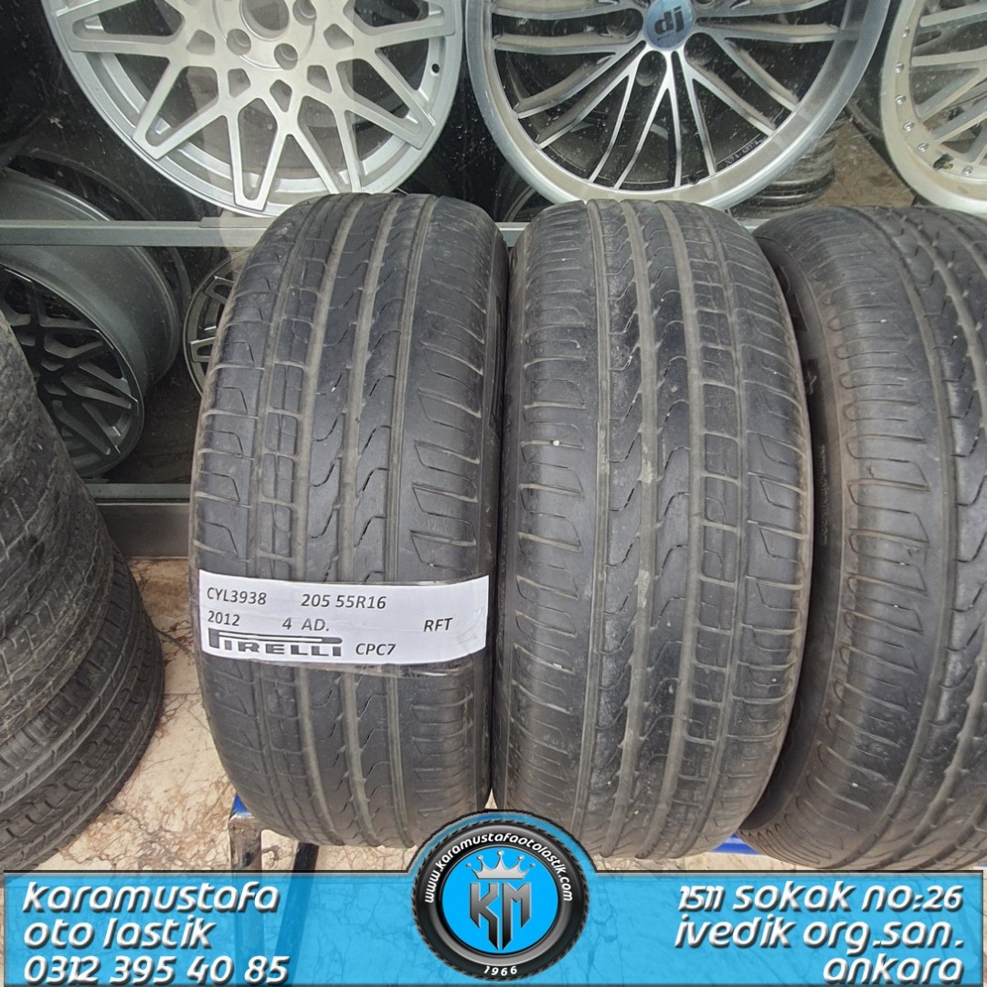 205 55 R 16 PIRELLI CPC7 * 2012 * 4 ADET * CYL3938