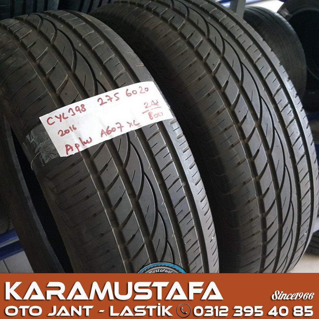 275 60 R 20 APLUS A607 XL * 119Y * 2016 * 2 ADET * CYL398