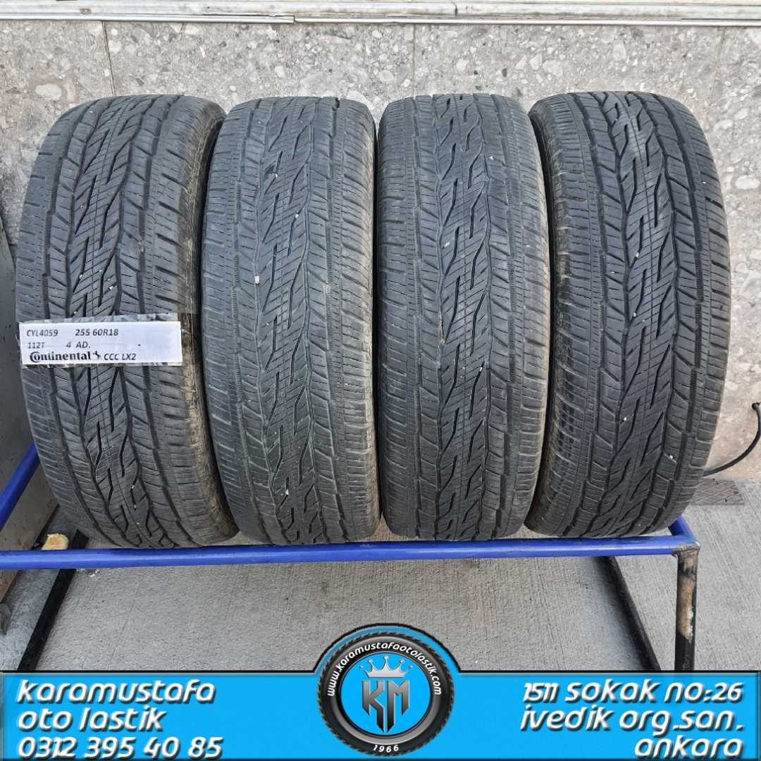 255 60 R 18 CONTINENTAL CCC LX2 112T * 2017 * 4 ADET * CYL4059