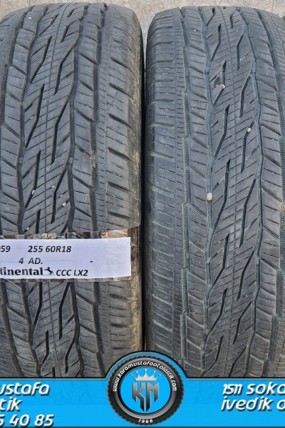 255 60 R 18 CONTINENTAL CCC LX2 112T * 2017 * 4 ADET * CYL4059 **