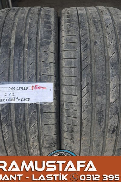 245 45 R 19 CONTINENTAL * 98W * 2016 *  4 ADET * CYL4071
