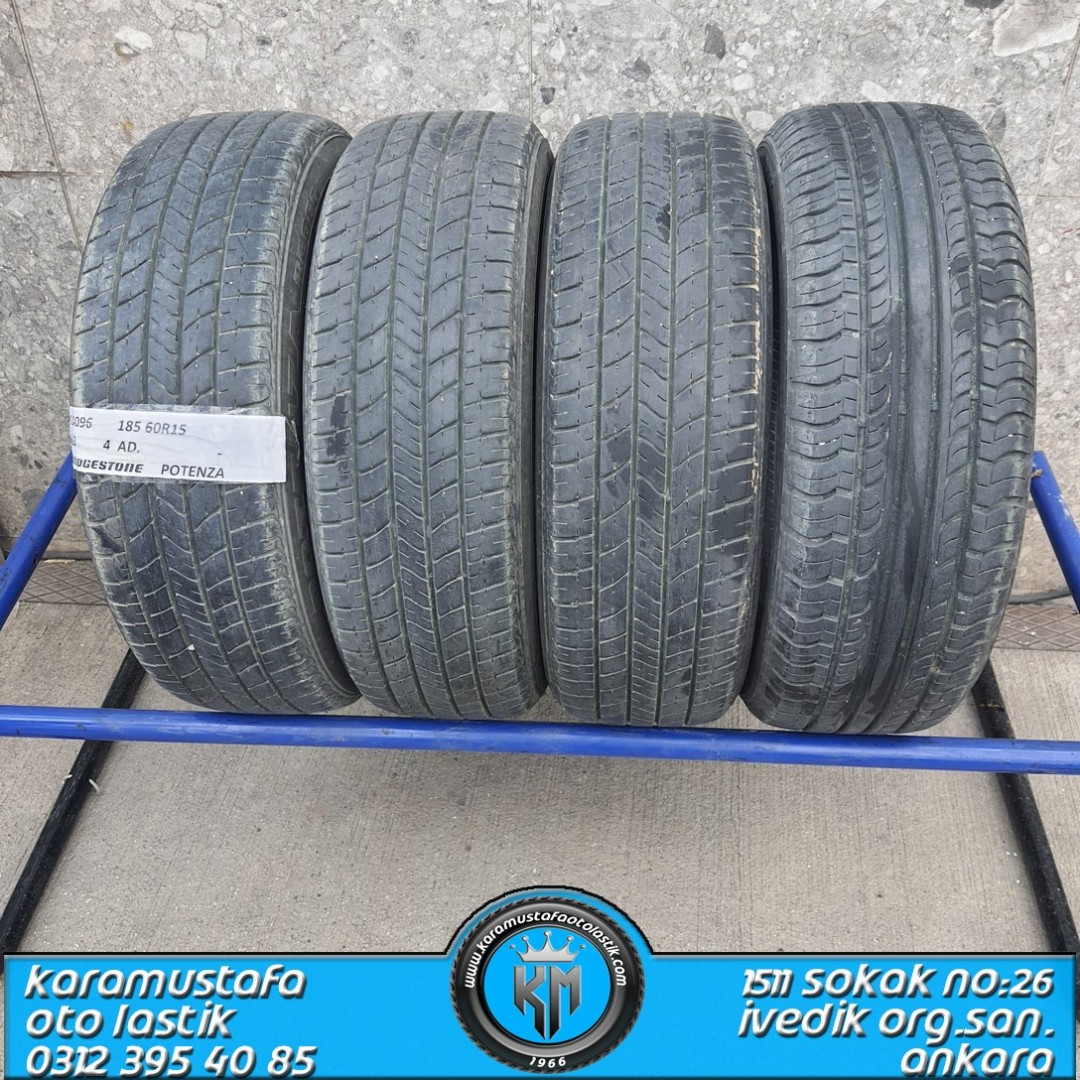 185 60 R 15 BRIDGESTONE POTENZA RE80 84H * 2013 * 4 ADET * CYL4096