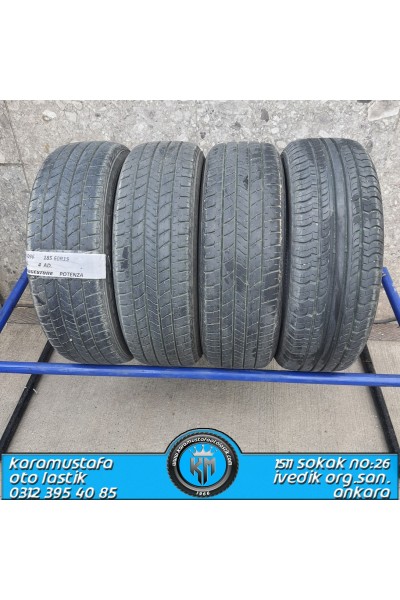 185 60 R 15 BRIDGESTONE POTENZA RE80 84H * 2013 * 4 ADET * CYL4096 **