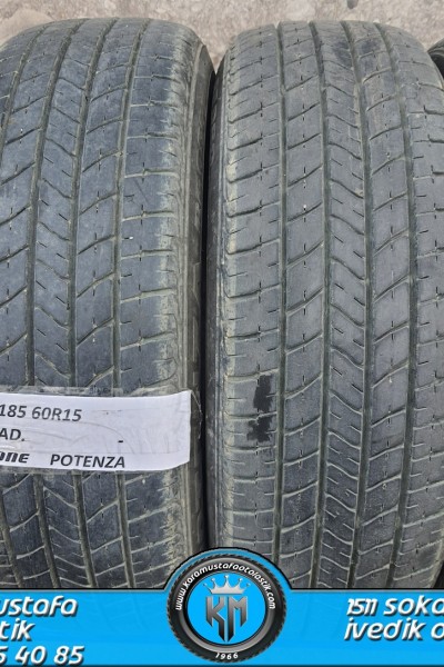 185 60 R 15 BRIDGESTONE POTENZA RE80 84H * 2013 * 4 ADET * CYL4096 **