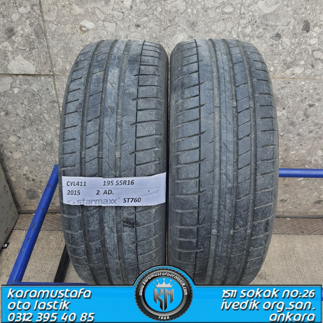 195 55 R 16 STARMAXX ST760 87V * 2015 * 2 ADET * CYL4101