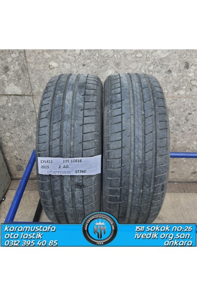 195 55 R 16 STARMAXX ST760 87V * 2015 * 2 ADET * CYL4101 **