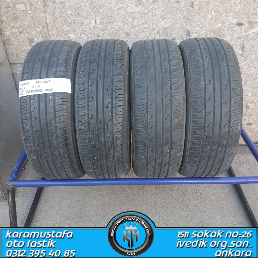 205 55 R 17 KUMHO KH25 91V * 2015 * 4 ADET * CYL4138