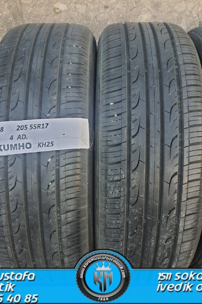 205 55 R 17 KUMHO KH25 91V * 2015 * 4 ADET * CYL4138 **
