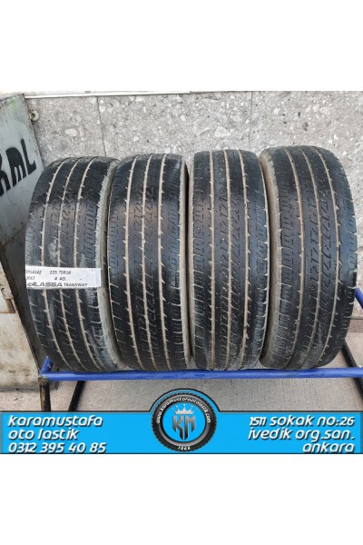 225 75 R 16 LASSA TRANSWAY * 2017 * 4 ADET * CYL4142 **
