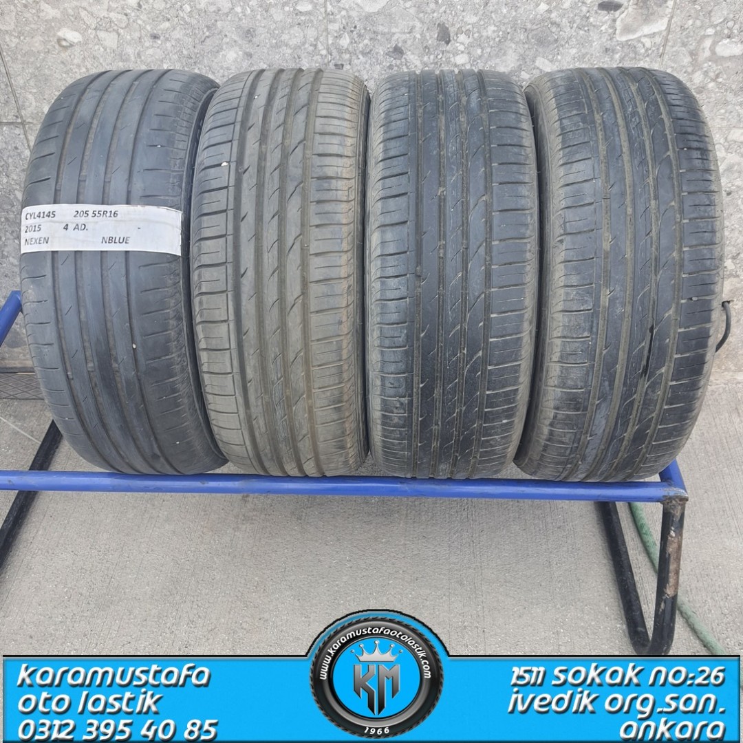 205 55 R 16 NEXEN NBLUE 91V * 2015 * 4 ADET * CYL4145