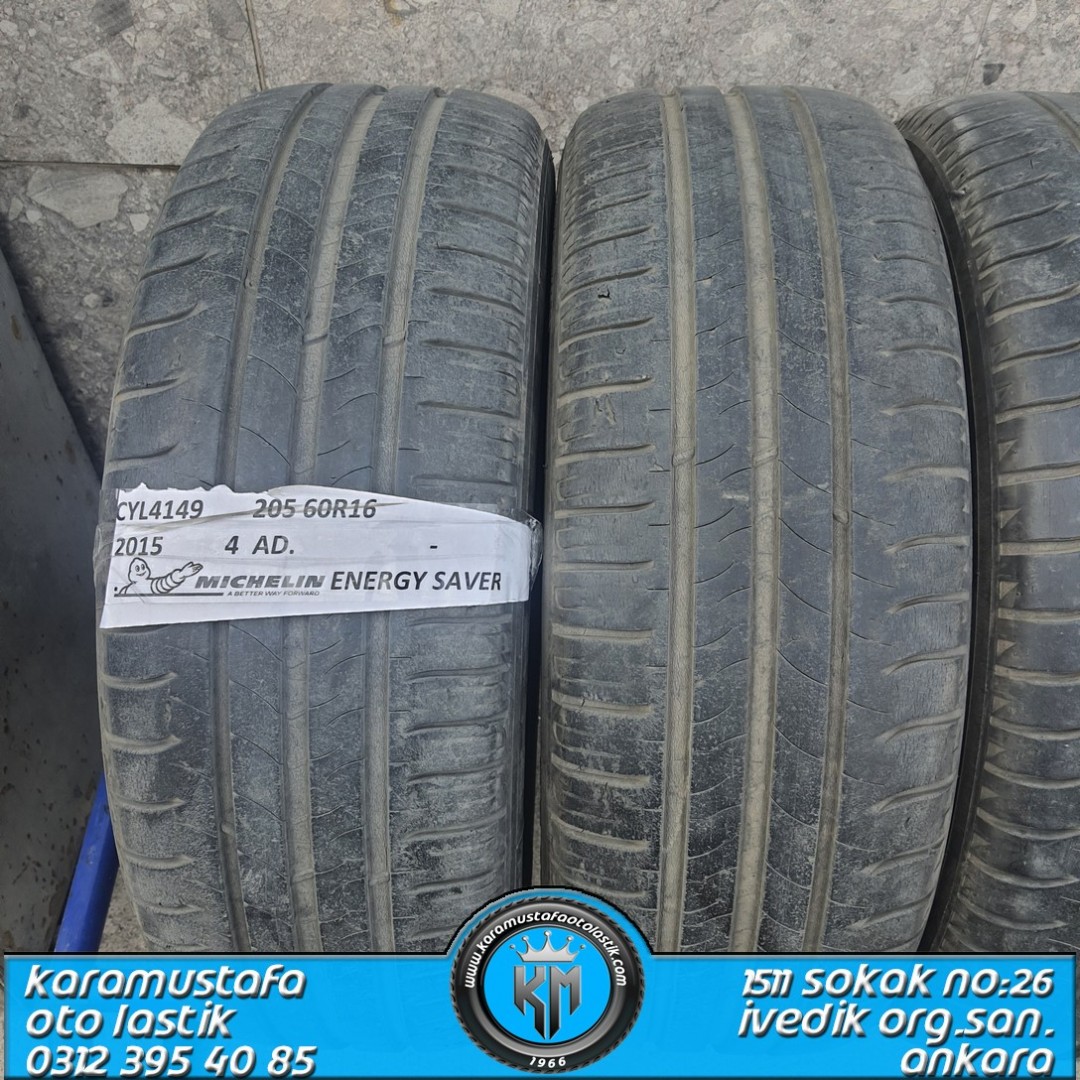 205 60 R 16 MICHELIN ENERGY SAVER 92H * 2015 * 4 ADET * CYL4149