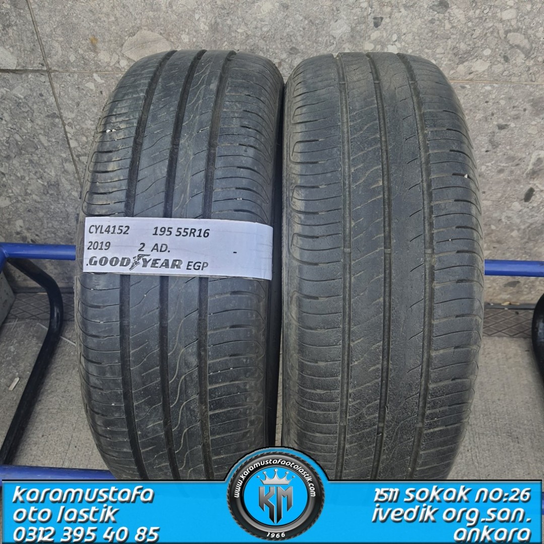 195 55 R 16 GOODYERAR EGP 87H * 2019 * 2 ADET * CYL4152
