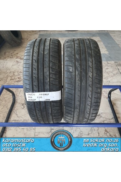 215 55 R 16 DUNLOP SFPR 93V * 2013 * 2 ADET * CYL4173