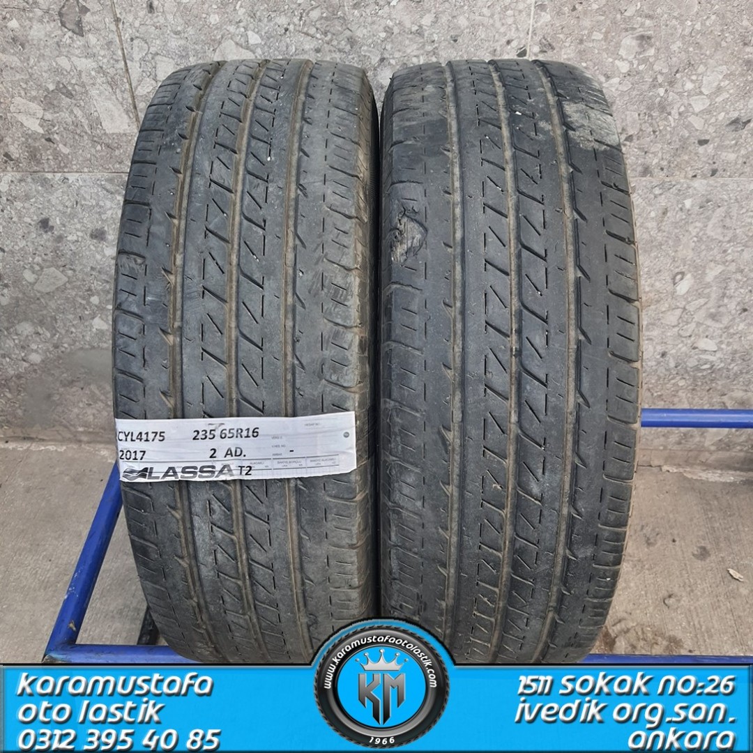 235 65 R 16 LASSA  TRANSWAY2 * 2017 * 2 ADET * CYL4175