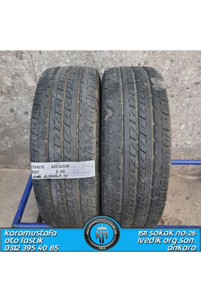 235 65 R 16 LASSA  TRANSWAY2 * 2017 * 2 ADET * CYL4175 **