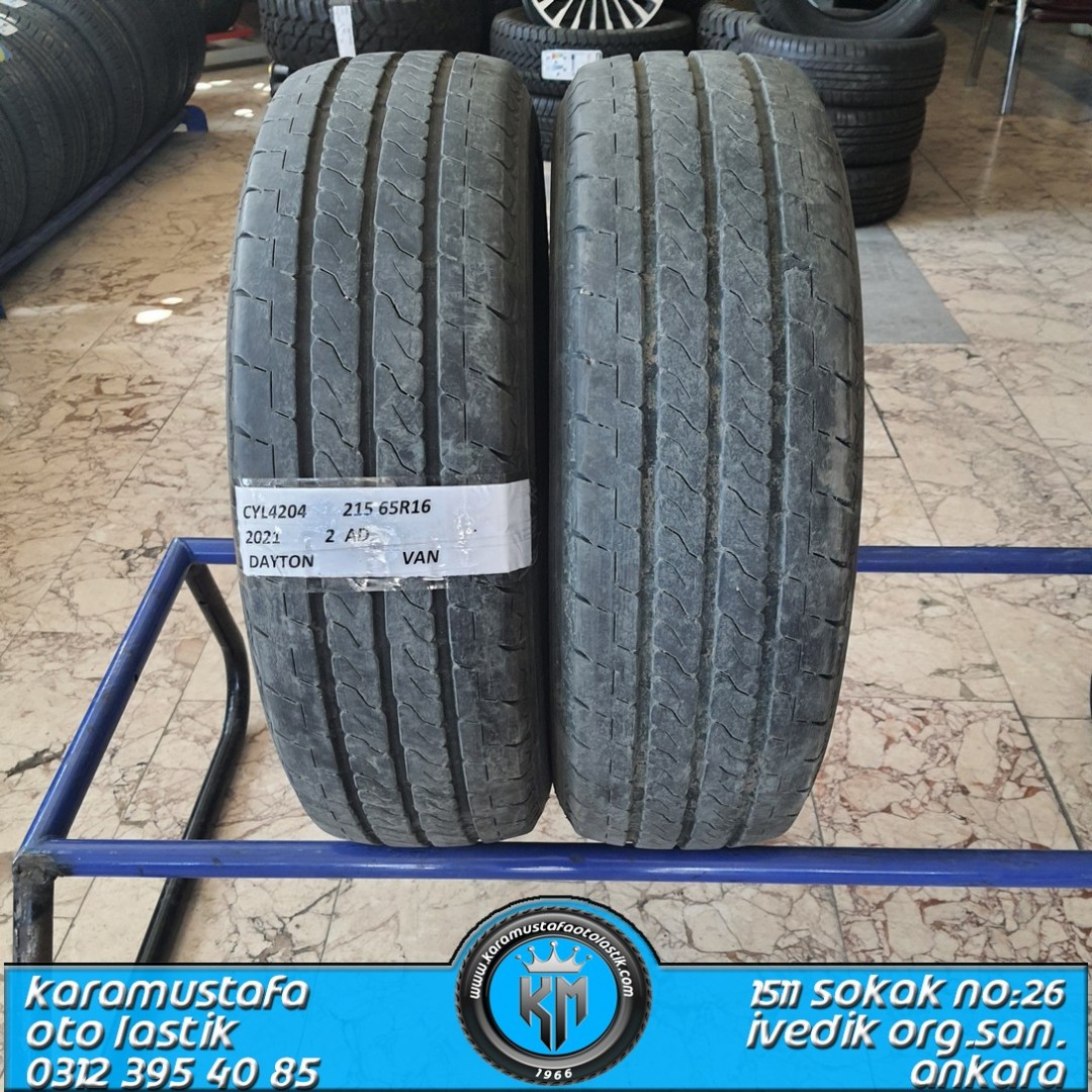 215 65 R 16 DAYTON VAN * 2021 * 2 ADET * CYL4204