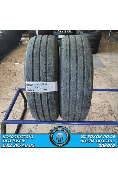 215 65 R 16 DAYTON VAN * 2021 * 2 ADET * CYL4204 **