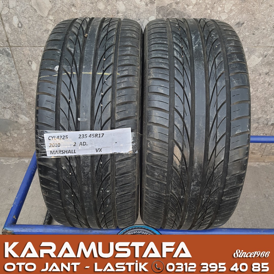 235 45 R 17 MARSHALL VX * 2010 * 2 ADET * CYL4225