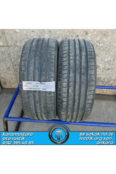 215 50 R 17 HANKOOK K1115 * 2011 * 2 ADET * CYL4232