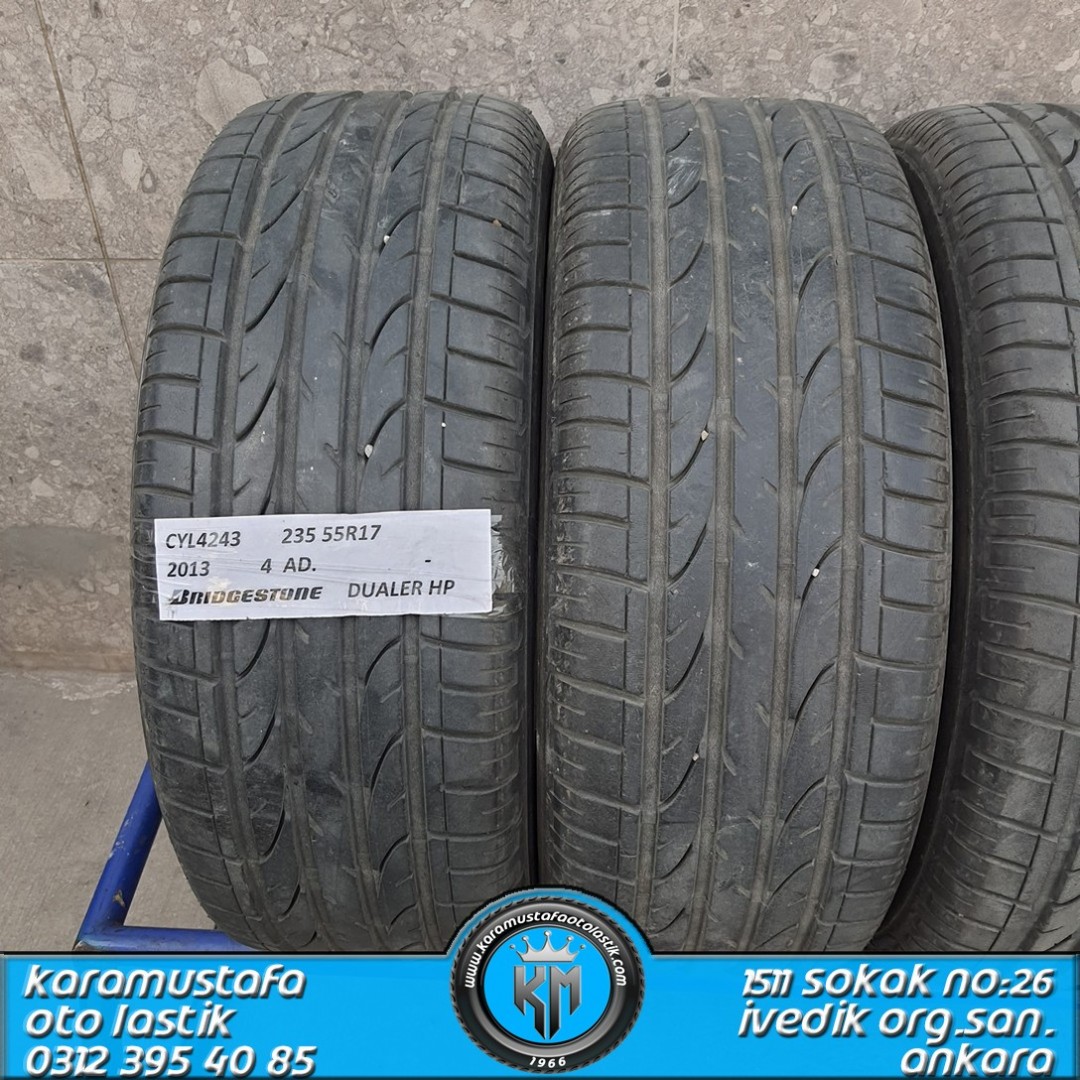 235 55 R 17 BRIDGESTONE DUELER HPSPORT 99V * 2013 * 4 ADET * CYL4243
