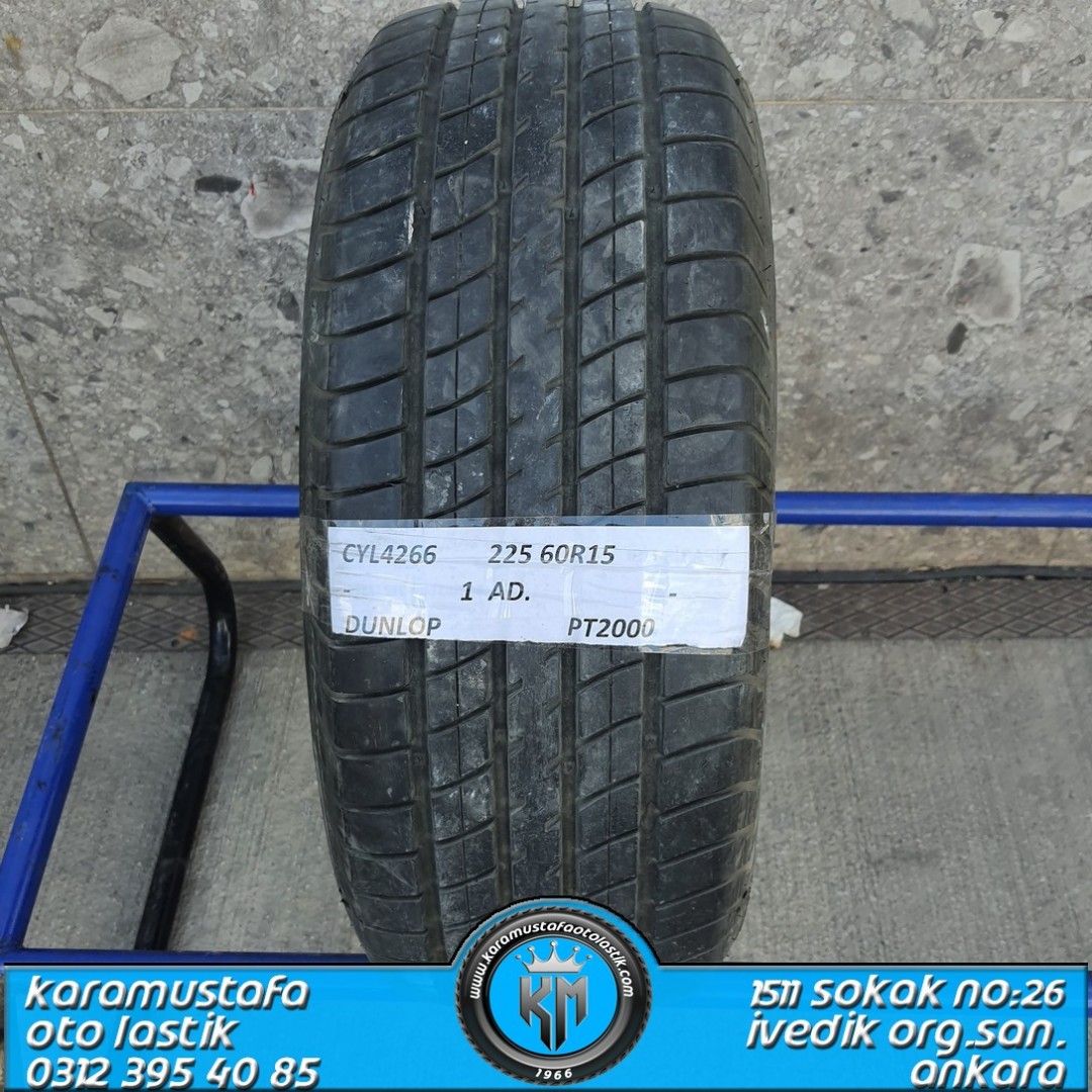 225 60 R 15 DUNLOP PT2000 96V * 1997 * 1 ADET * CYL4266
