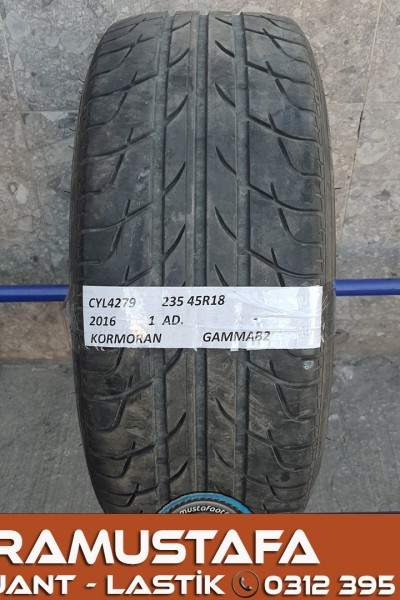235 45 R 18 KORMORAN GAMMA B2 * 2016 * 1 ADET * CYL4279 **