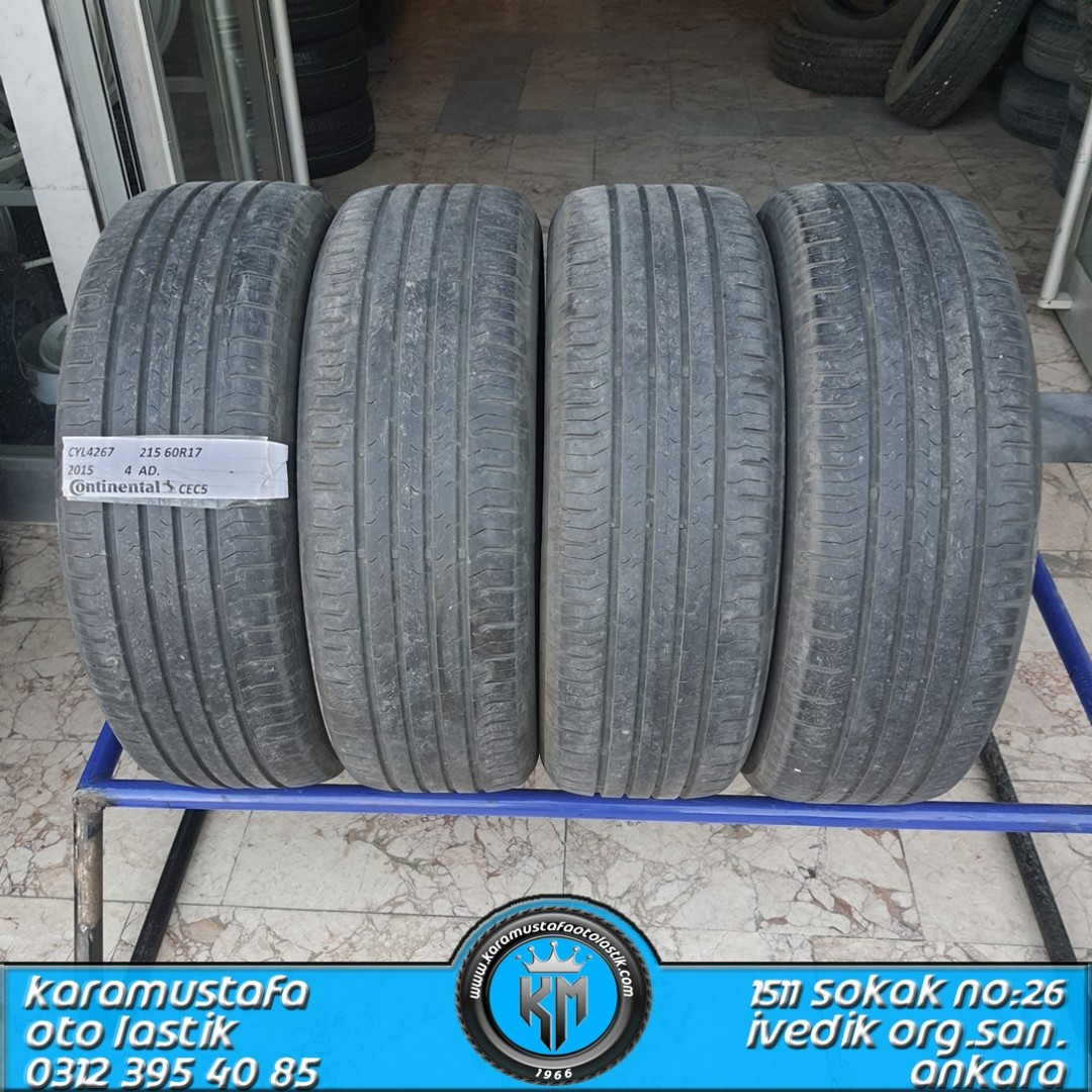 215 60 R 17 CONTINENTAL CEC5 96H * 2015 * 4 ADET * CYL4287